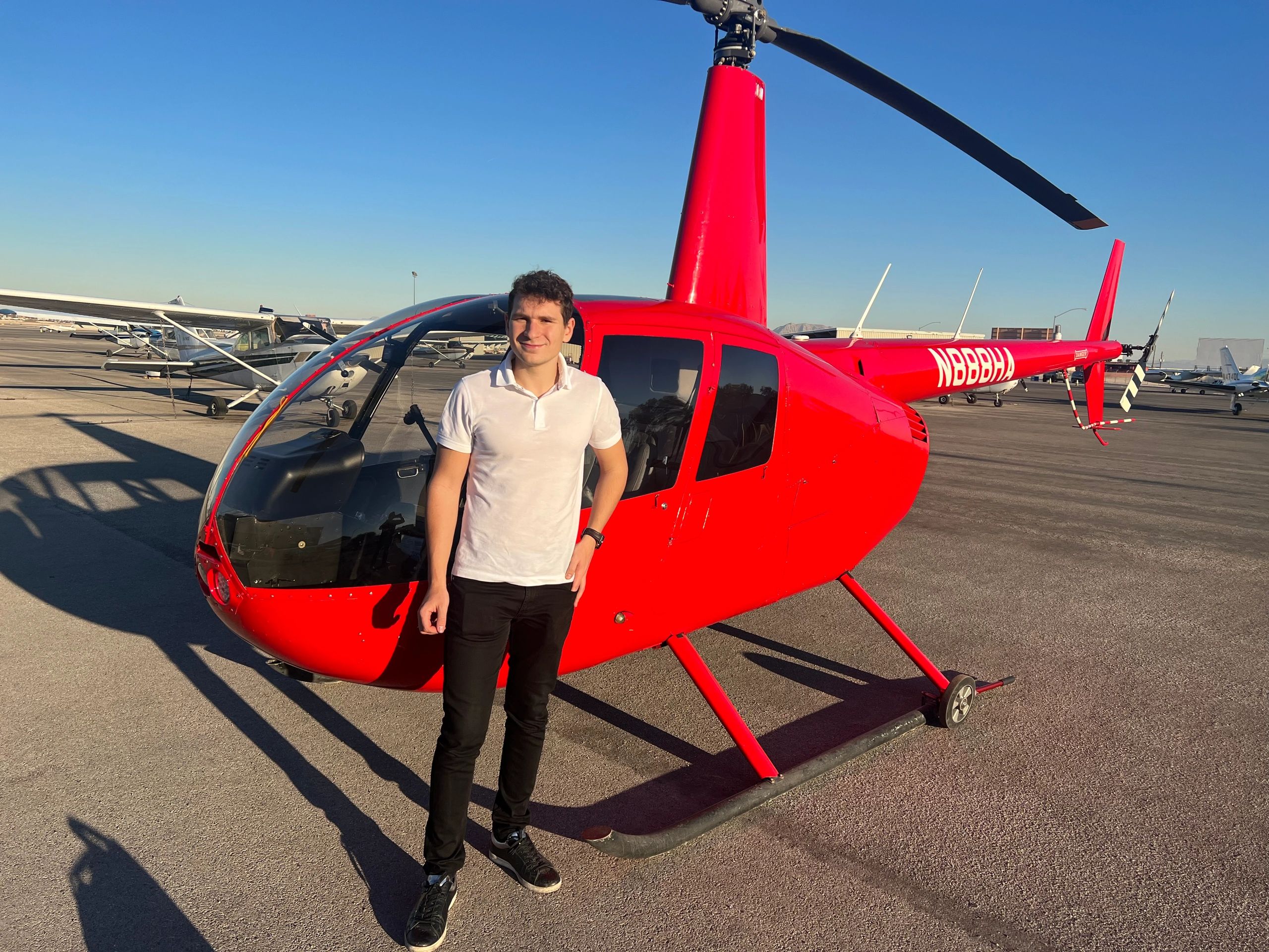 Robinson R44 helicopter