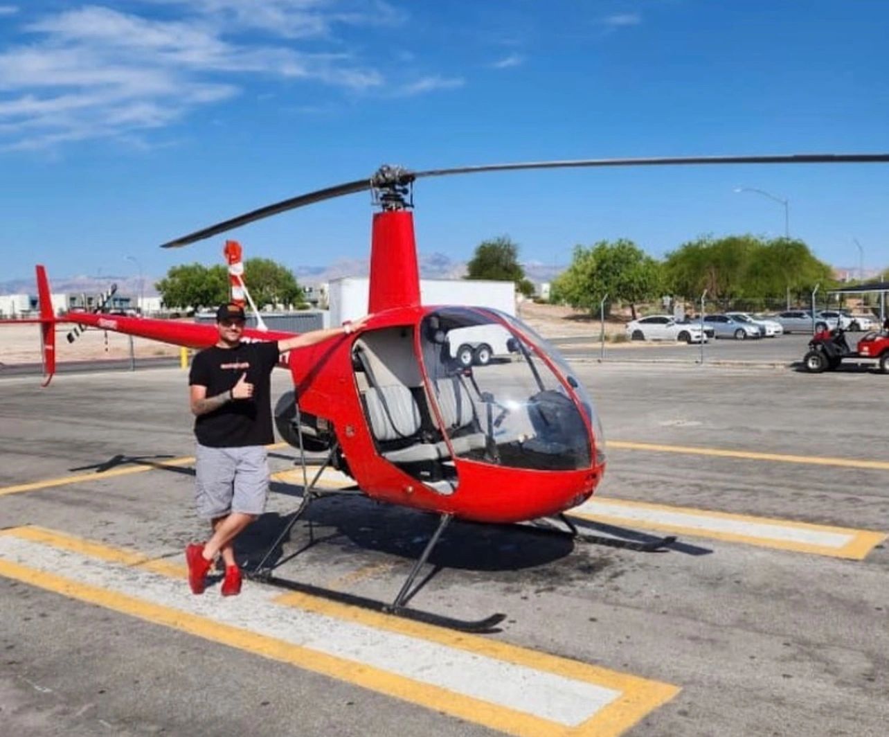 Robinson R22 helicopter